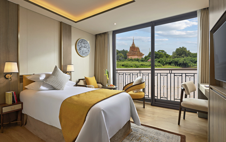 1-Bett Suite Hauptdeck (ca. 23 m2), franz. Balkon