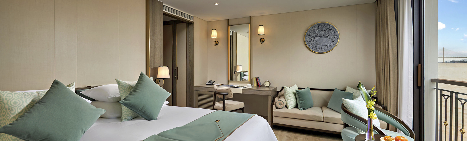 Suite Oberdeck (ca. 28 m2), franz. Balkon