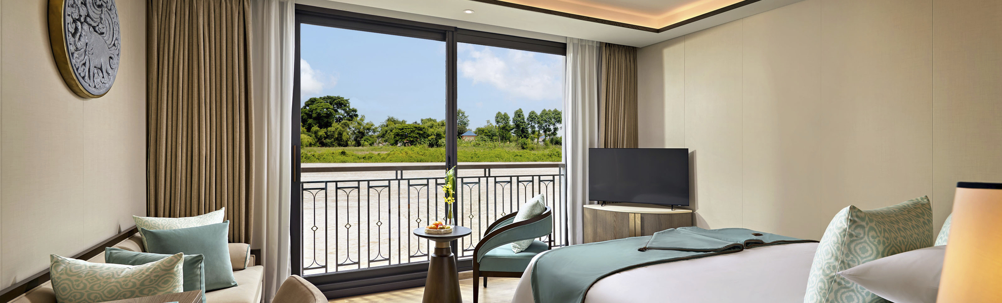 Suite Oberdeck (ca. 28m2), franz. Balkon