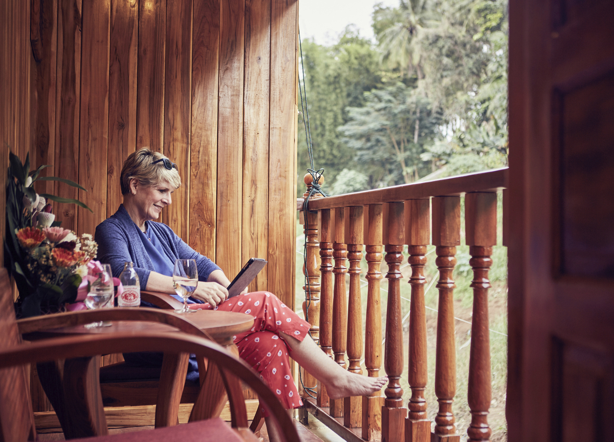 Privatbalkon, 2-Bettkabine Deluxe Oberdeck - © Ross Hillier