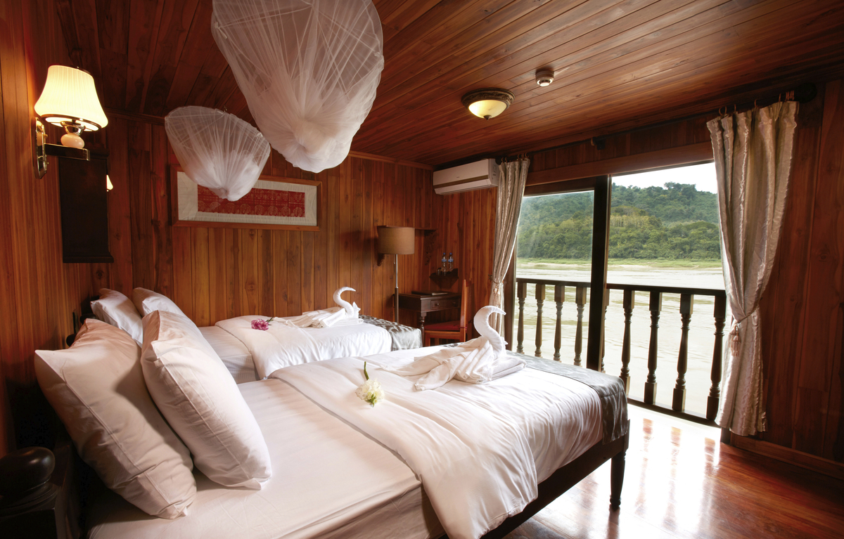 2-Bettkabine Deluxe (ca. 22 m²) mit Privatbalkon - © Ross Hillier