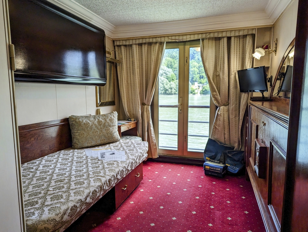 3-Bettkabine Oberdeck, franz. Balkon - SE-Tours