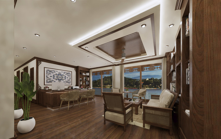 Réception und Bibliothek