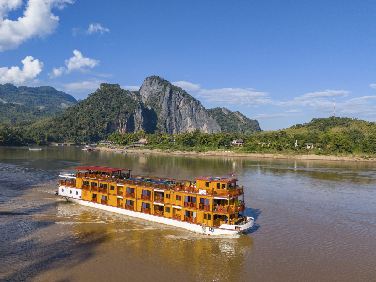RV Mekong Star auf dem Mekong - Holger Leue