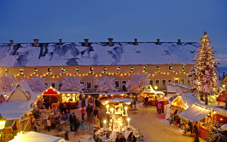winterliche Festung Königstein im Elbsandsteingebirge, Deutschland - © Festung Königstein GmbH