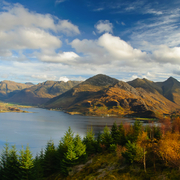 Landschaft der schottischen Highlands