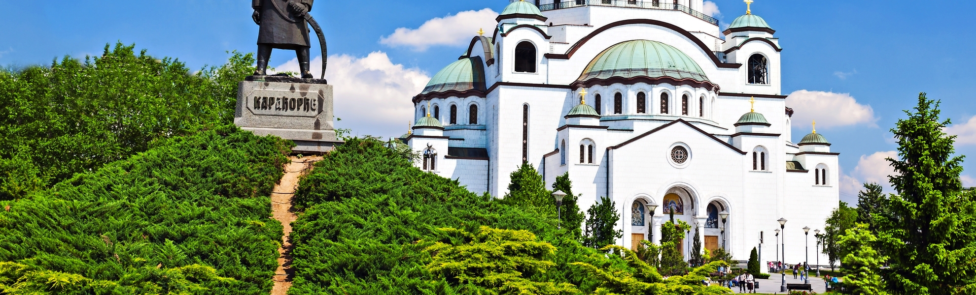 Sava-Kathedrale und Karađorđe Statue - © saiko3p - Fotolia