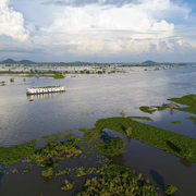RV Mekong Discovery auf dem Tonle Sap See
