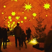 winterliche Festung Königstein im Elbsandsteingebirge, Deutschland