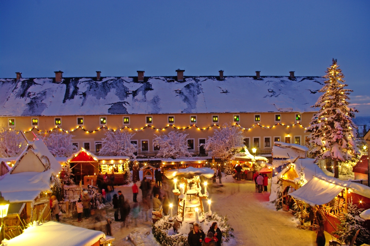 winterliche Festung Königstein im Elbsandsteingebirge, Deutschland - © Festung Königstein GmbH