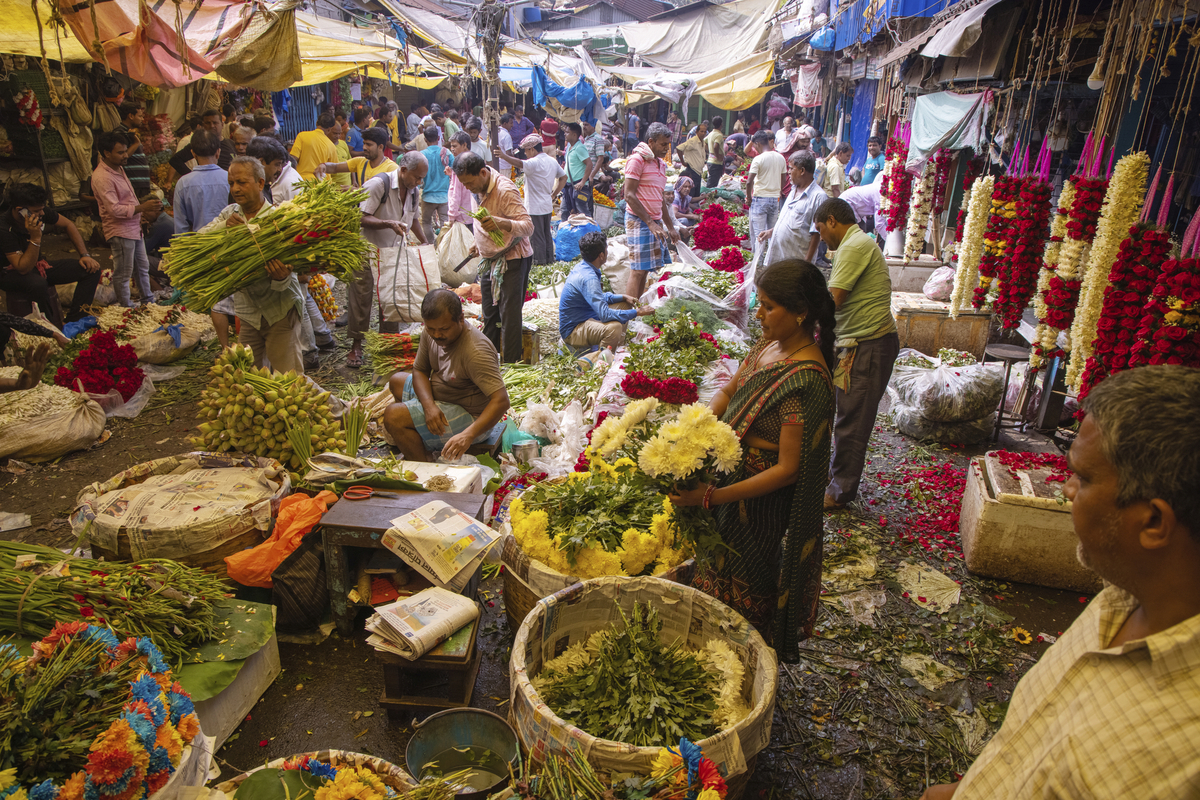 Blumenmarkt, Kalkutta