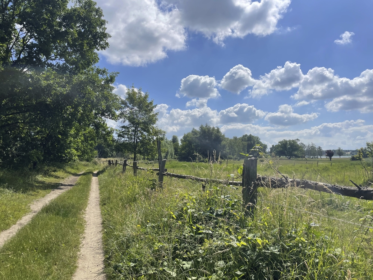 Wanderung bei Wolgast auf Usedom