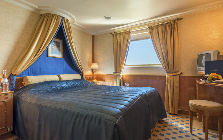 2-Bettkabine Hauptdeck (ca. 12 m²), Doppelbett - © 