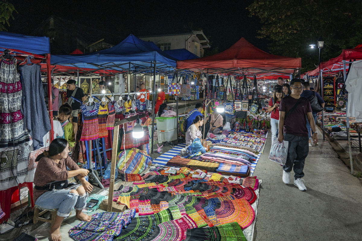 Nachtmarkt, Luang Prabang