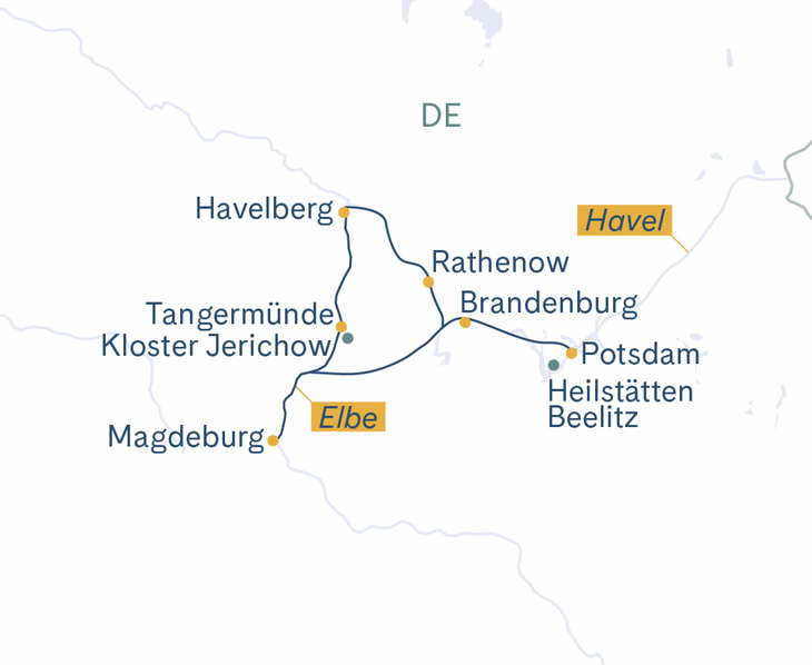Potsdam–Havelberg–Tangermünde–Magdeburg–Potsdam