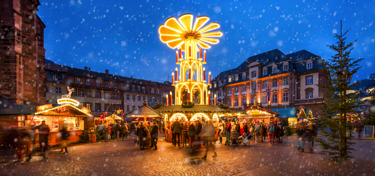 Weihnachtsmarkt in Heidelberg - © eyetronic - stock.adobe.com