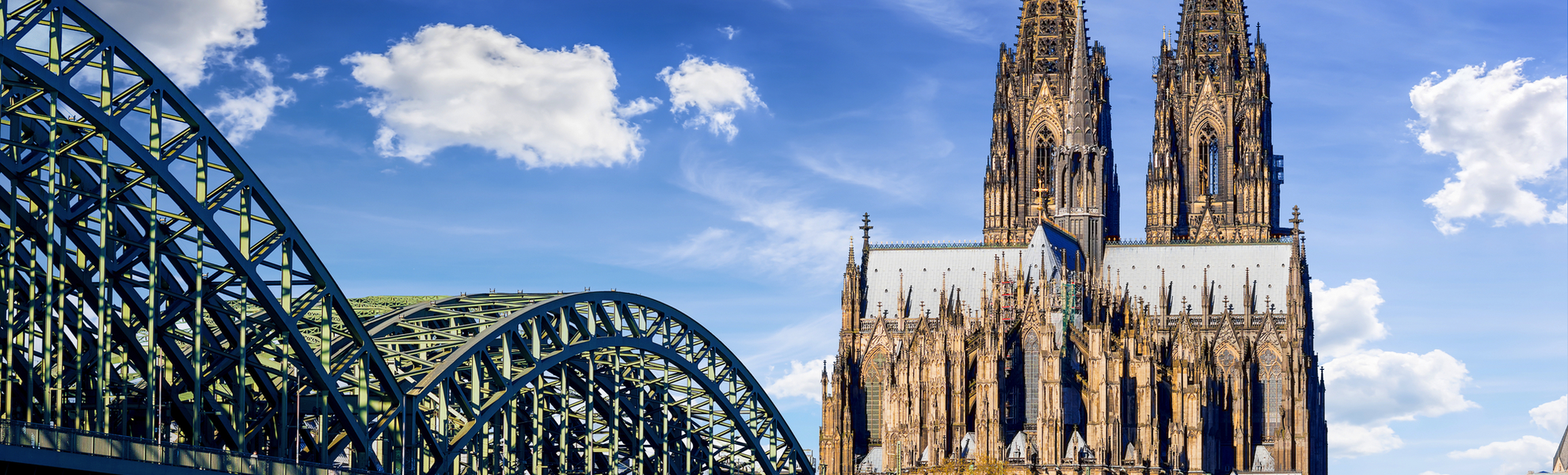 Hohenzollernbrücke und Kölner Dom - © Guenter Albers