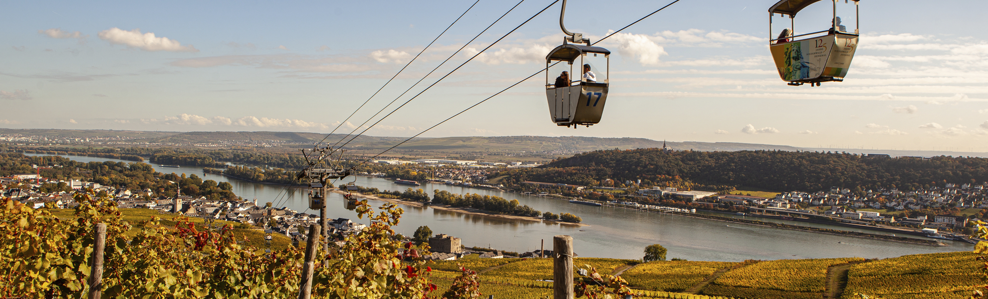 Gondelfahrt in Rüdesheim am Rhein