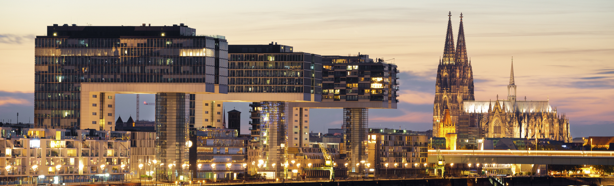 Kranhäuser am Rhein, Köln - © Francesco Carovillano