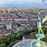 Sicht auf Lyon