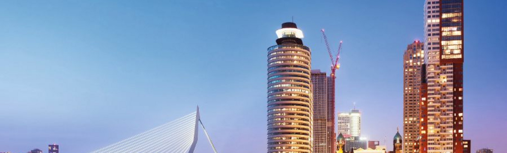 City of Rotterdam Skyline in the Evening - © Artur Bogacki - Fotolia