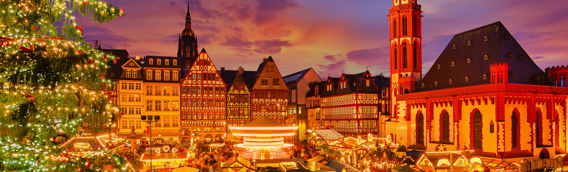 Weihnachtsmarkt in Frankfurt - © sborisov - stock.adobe.com